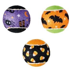 Heart to Tail Pet Toys Halloween Holiday Tennis Balls - 3pk